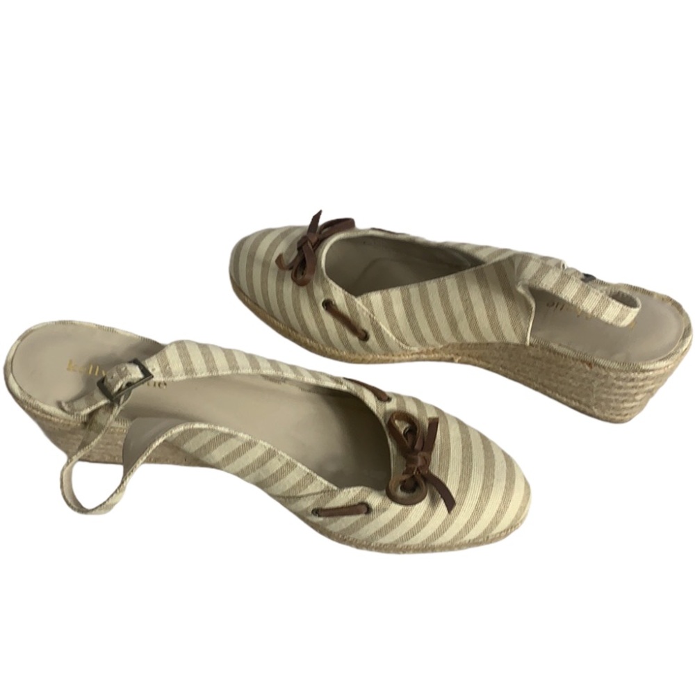Kelly&Katie Pop Up Slingback Espadrille Wedges 11M